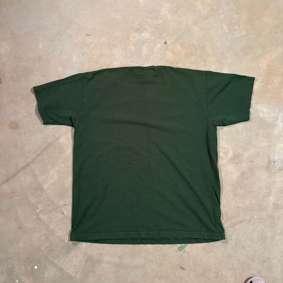 Online Ceramics 'I Declare World Peace' Green Graphic T-Shirt size L - Picture 5 of 5